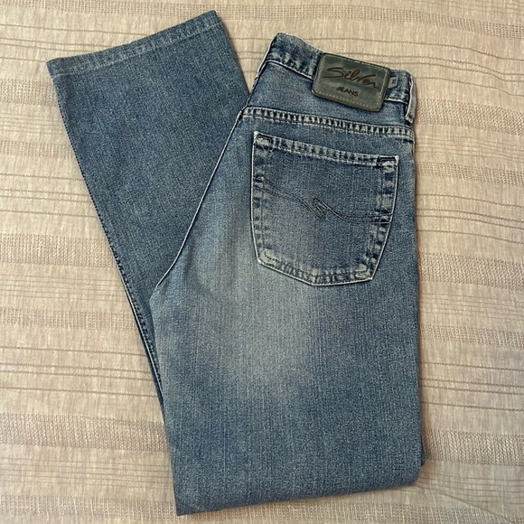 Silver Jeans women’s blue wash, button fly, size 25/32 - Picture 1 of 6